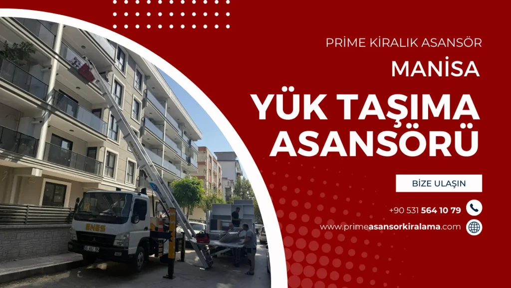 manisa yük taşıma asansörü